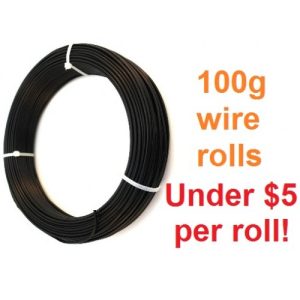 100g Bonsai Wire 4 roll value pack