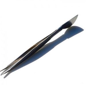 Hanzo Japanese Stainless steel bonsai tweezer and spatula