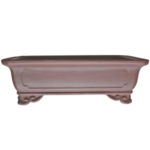 Dark Clay Bonsai Pot - 240mm- Rectangle
