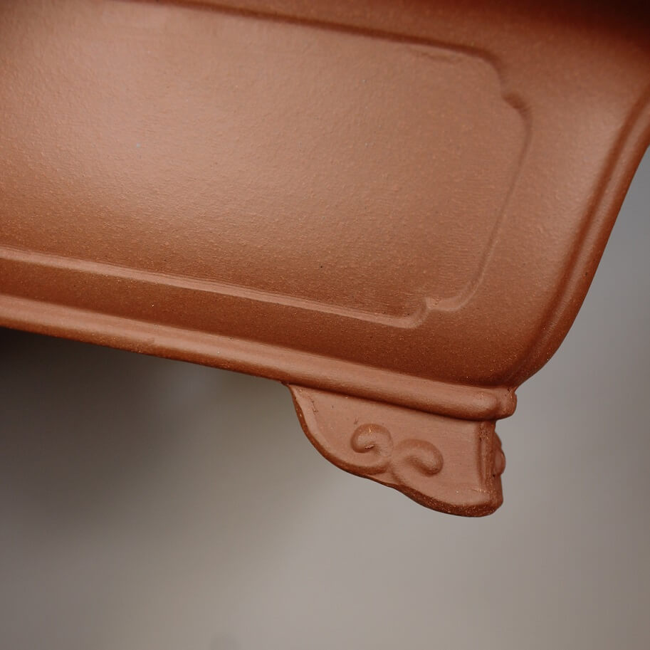 Unglazed Bonsai Pot - Large 380mm Rectangle - Image 3