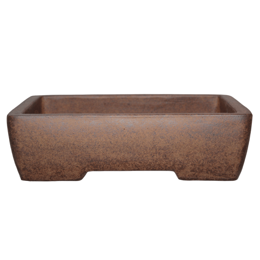 Rectangle Rustic Clay Bonsai Pot - 230mm - Image 2