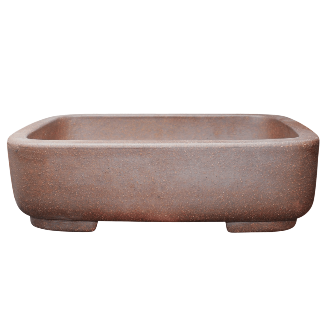 Rectangle Rustic Clay Bonsai Pot - 350mm - Image 4