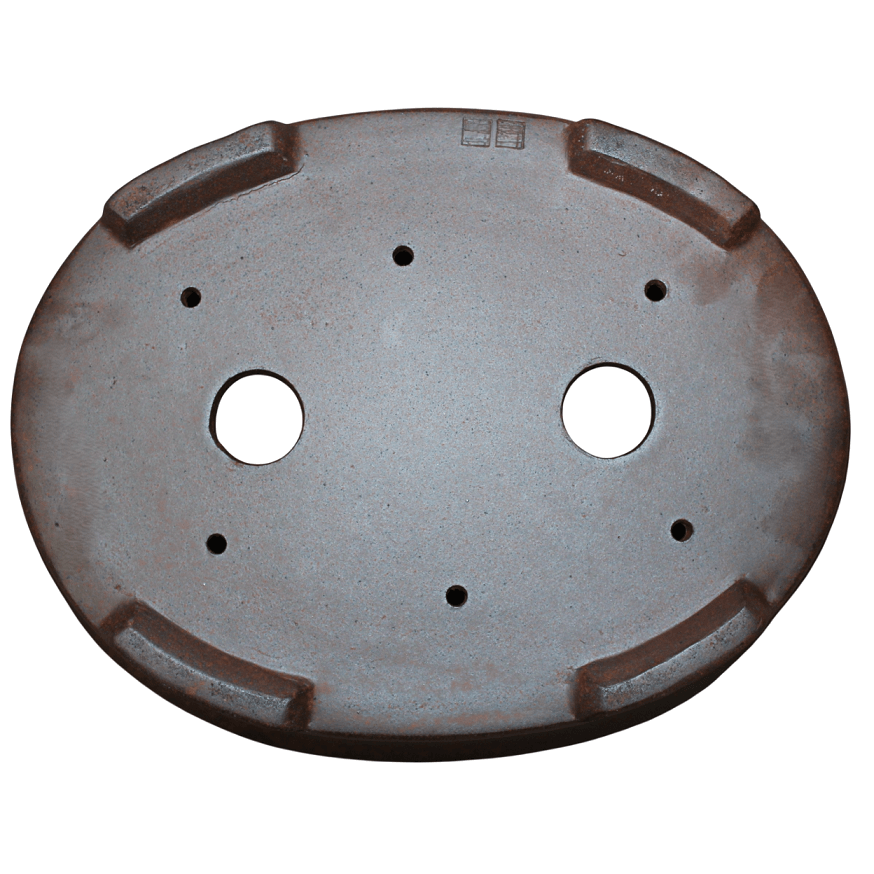 Oval Rustic Clay Bonsai Pot - 360mm - Image 3