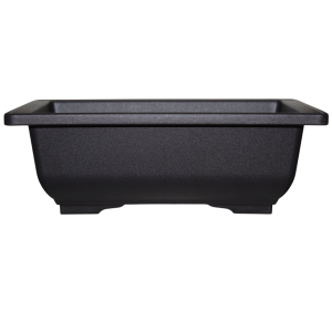 Plastic Bonsai Pot - Dark Rectangle 225mm
