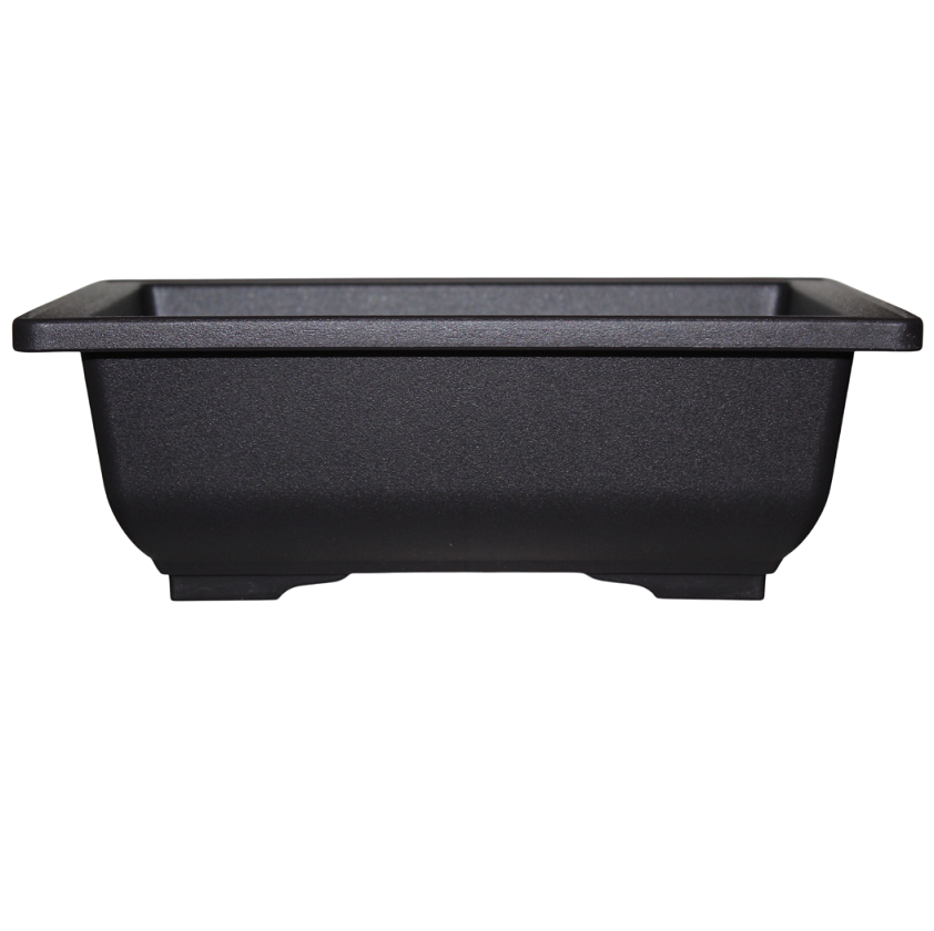 Plastic Bonsai Pot - Dark Rectangle 290mm
